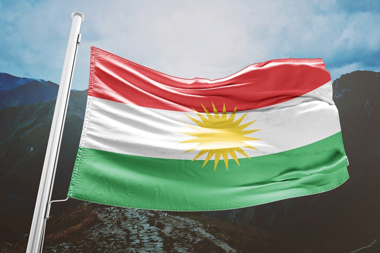 kurdistan, flag, banner, nature, sun, democracy, kurdish, kurds, national, patriotism, patriotic, vacations, nation, country